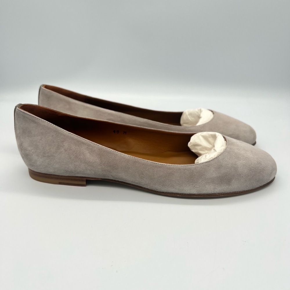 Margaux Classic Flint Ballet Flat Suede New - Picture 3 of 13